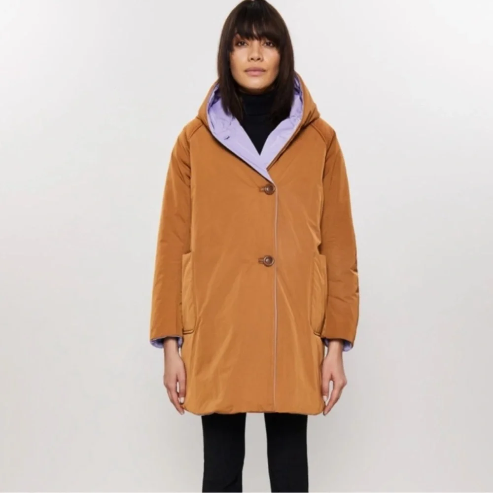 OOF wear oofwear OOF
REVERSIBLE WARM LILAC/TERRACOTTA JACKET - Picture 1 of 6